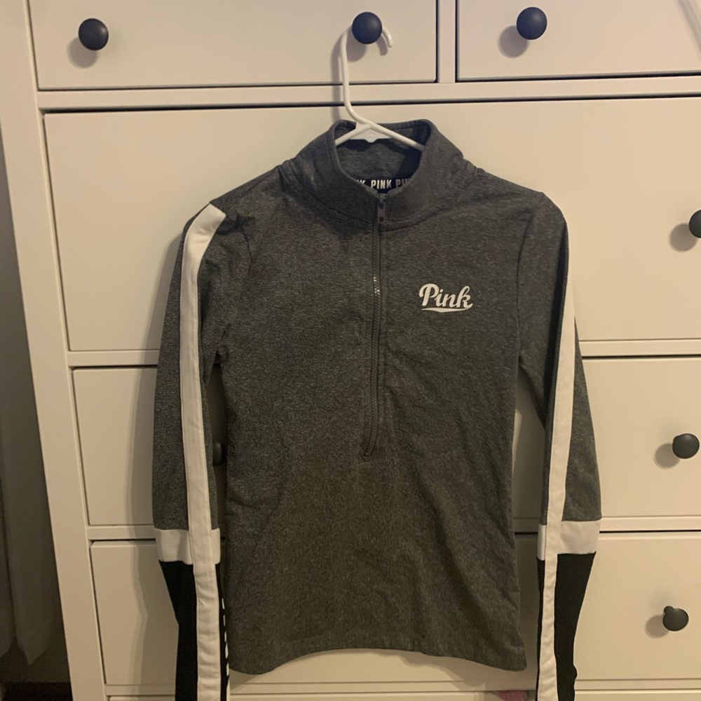Pink Athletic Jacket Quarter Zip